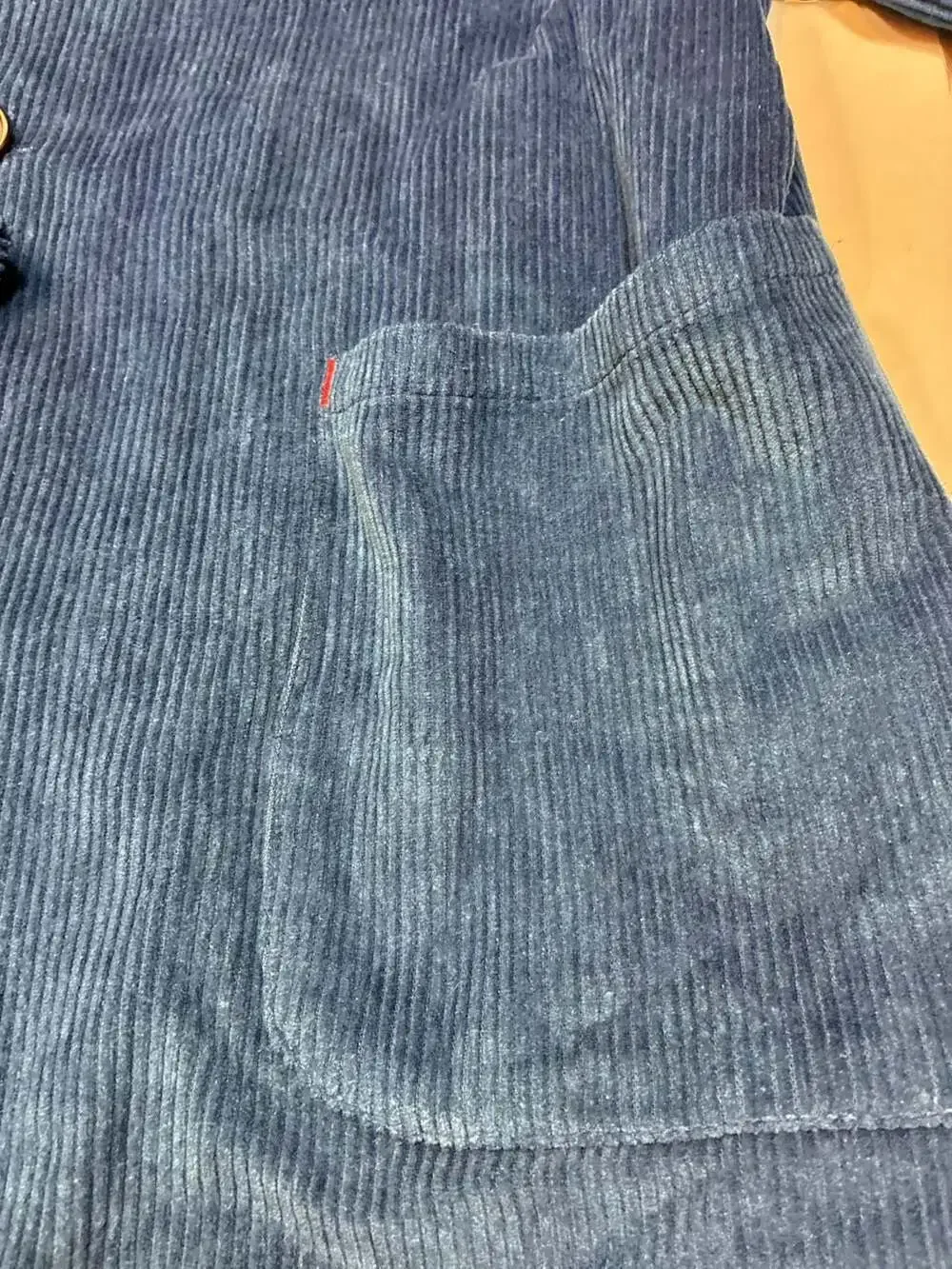 Badbowl Studio Authentic Handcrafted Indigo Corduroy Chore Jacket